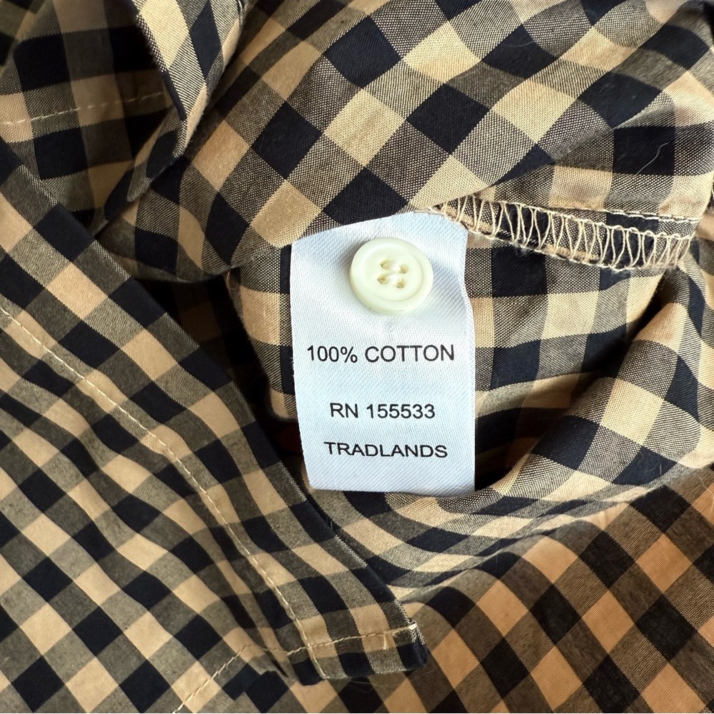 Tradlands popover button up oversized shirt size Small - Picture 7 of 7